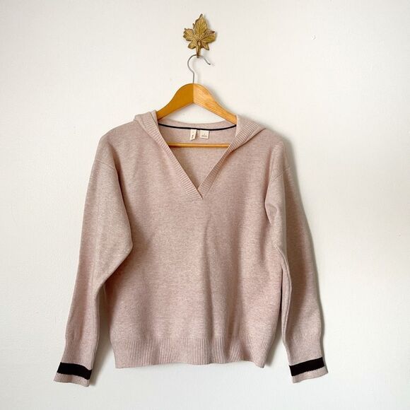 Anthropologie Moth Seward hooded pullover sweater size small preowned - Picture 1 of 6